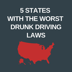 Five states with the worst drunk driving laws